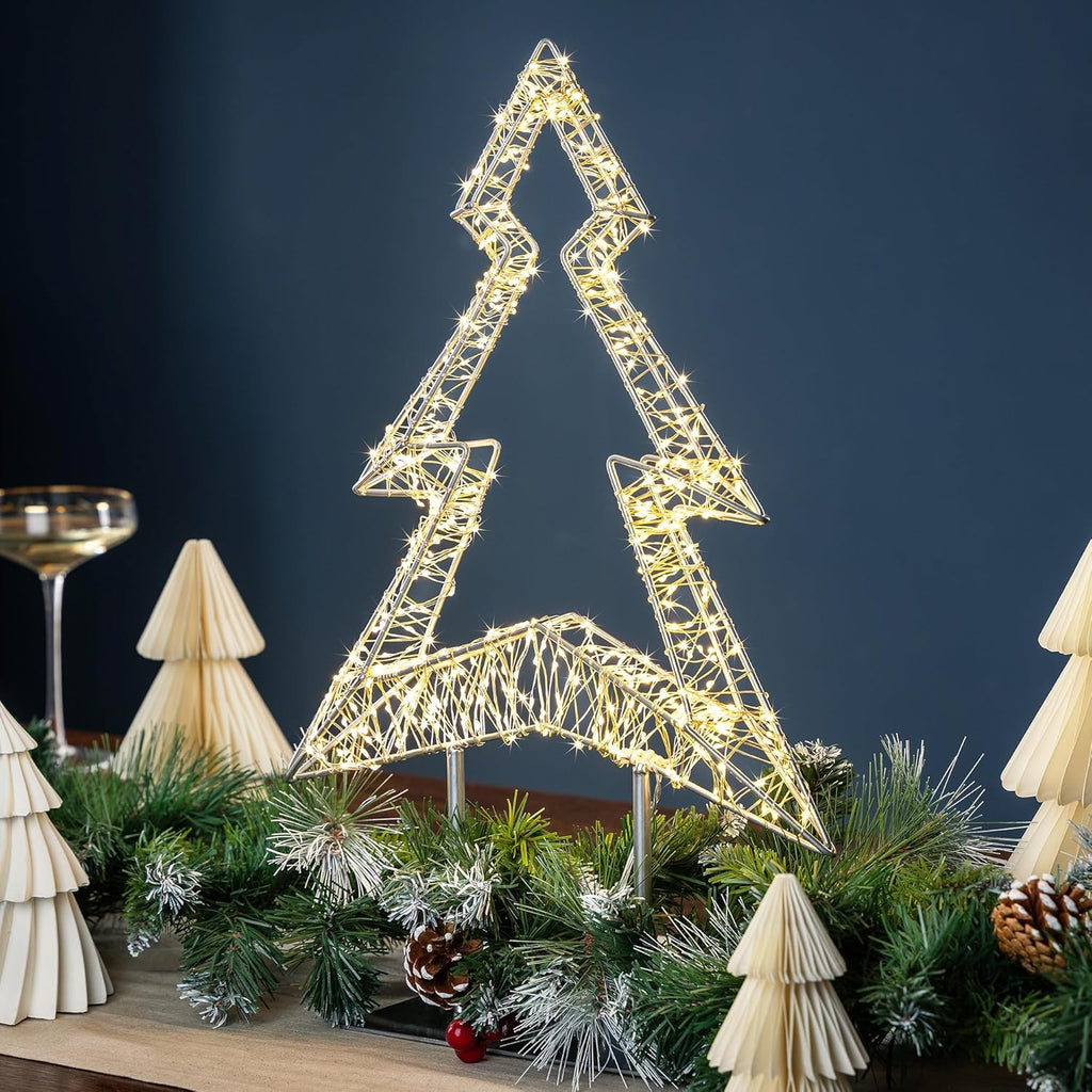 Light Up Christmas Tree Decoration, 600 LEDs