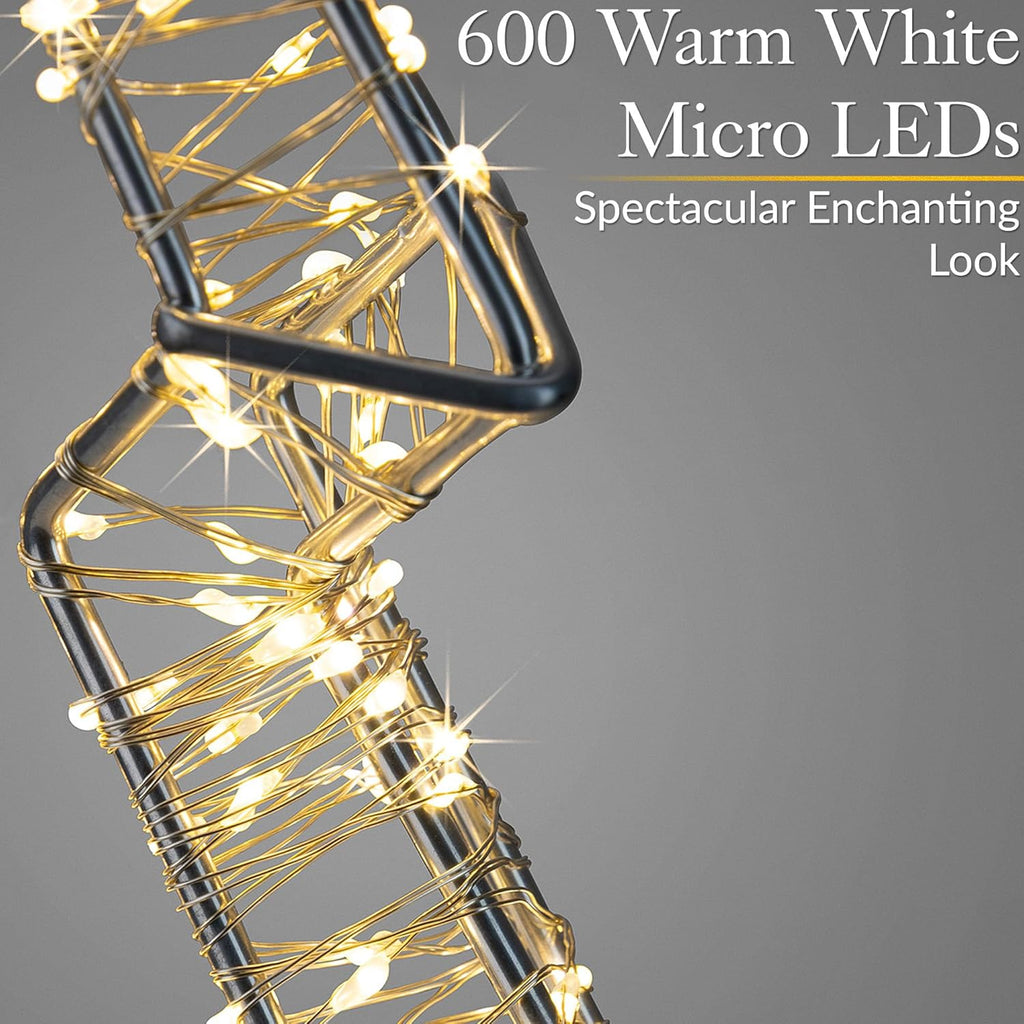 Light Up Christmas Tree Decoration, 600 LEDs