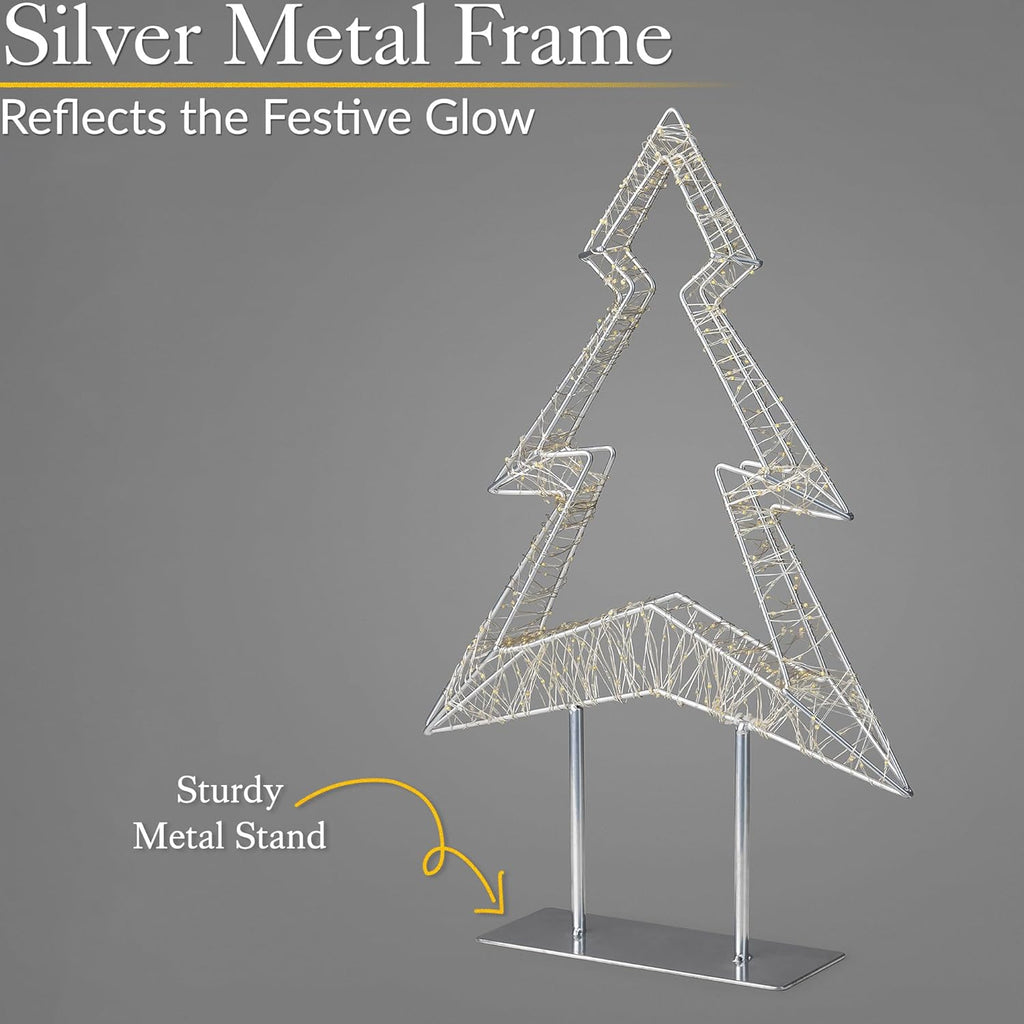 Light Up Christmas Tree Decoration, 600 LEDs