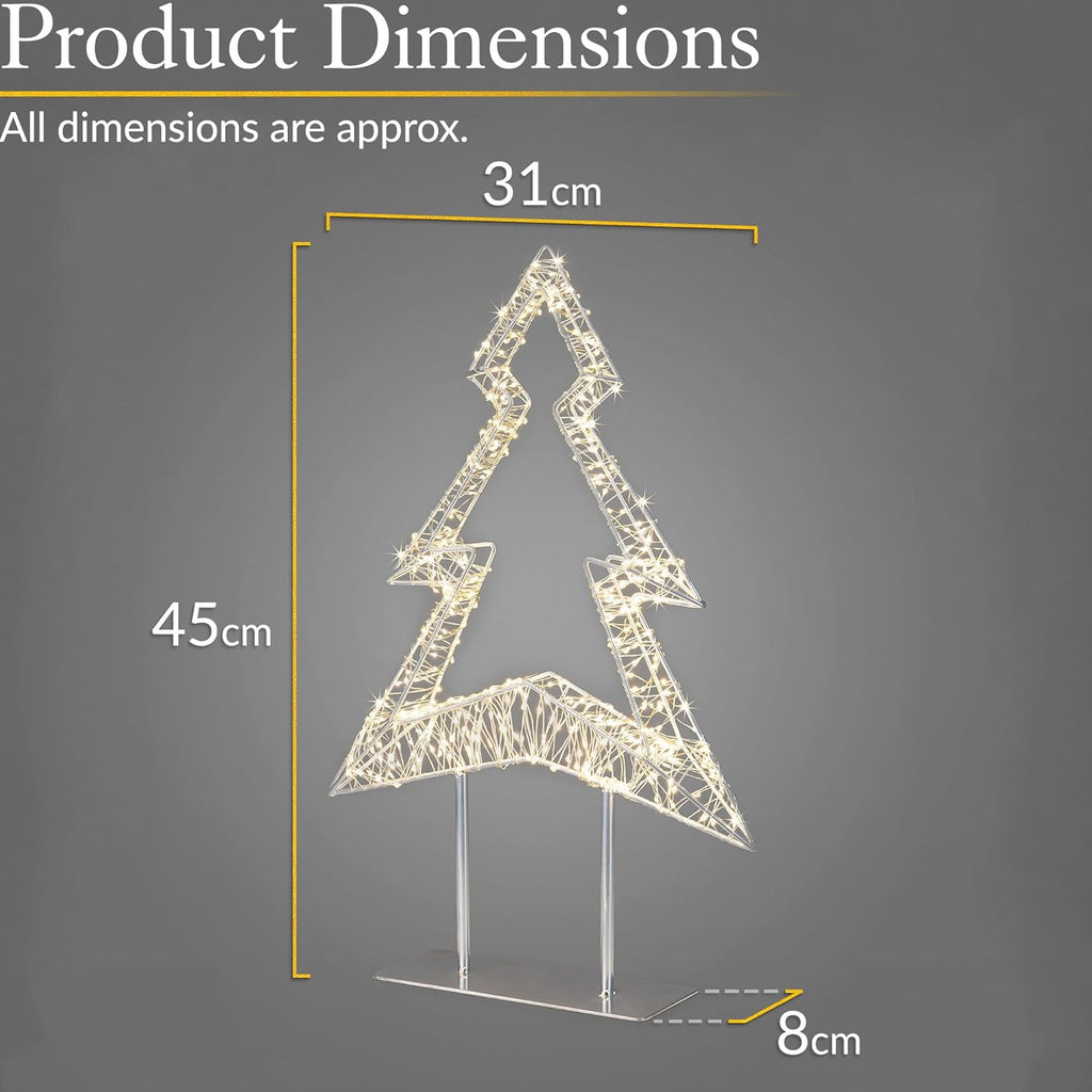 Light Up Christmas Tree Decoration, 600 LEDs